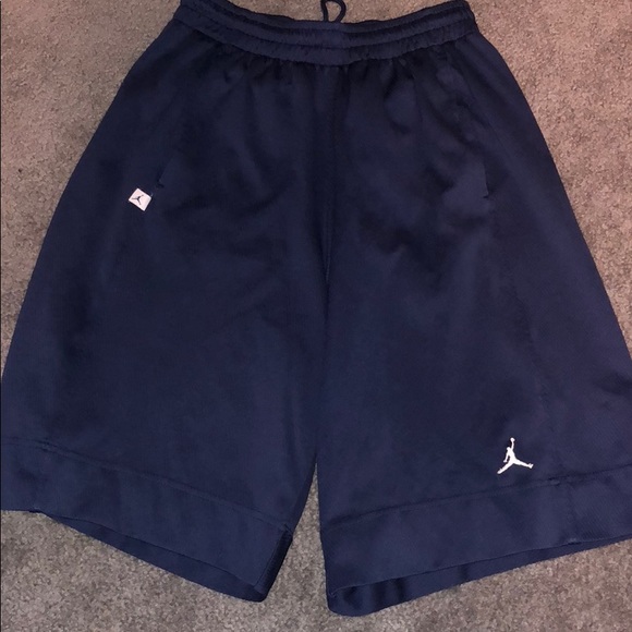 jordan shorts navy blue